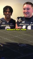 Montana State FB stars react to throwback footage ❄️ #shorts - YouTube