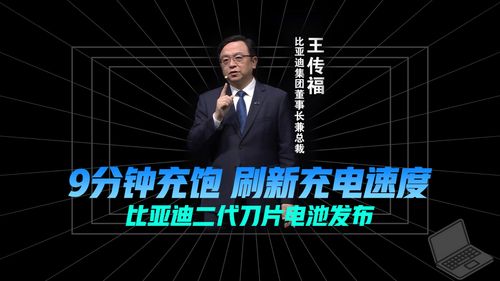 9分钟充饱！比亚迪发布第二代刀片电池