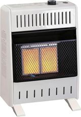 ProCom Heating Natural Gas Ventless Infrared Plaque Heater With Base Feet - 10,000 BTU, T-Stat Control - Model# MN100TPA-B