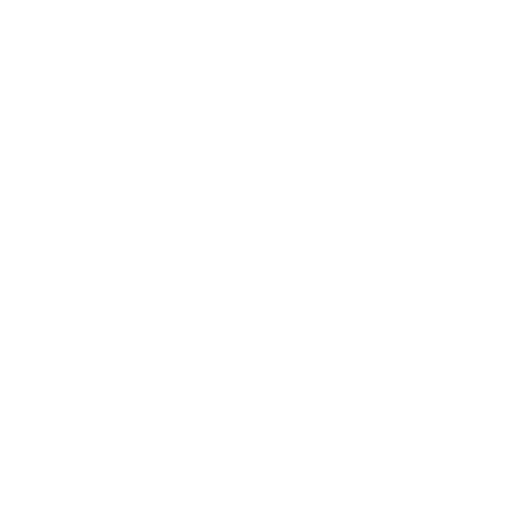 LinkedIn App White Icon in SVG, PNG formats