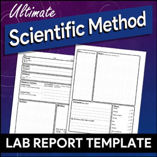 Preview of Scientific Method: Lab Report Template for Any Science Experiment