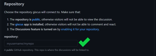 Typing repository name along with username