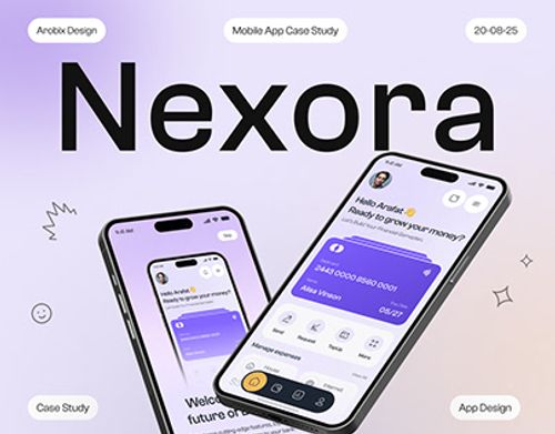 Nexora – A Modern Finance App UI/UX Case Study