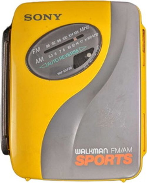 Sony Walkman Sports Yellow Waterproof Model WM-SXF-30 First Image