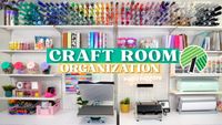 10 GENIUS DOLLAR TREE HACKS TO ORGANIZE YOUR CRAFT ROOM + CRICUT ...