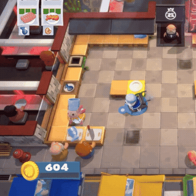 A Video Game With The Number 604 On The Bottom Right GIF