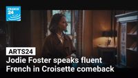 Arts24 in Cannes: Jodie Foster speaks fluent French in Croisette comeback • FRANCE 24 English - YouTube