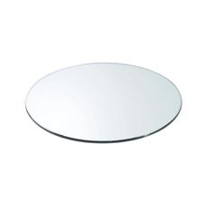 60 inch Round Tempered Glass Table Top with 1/4 inch Thickness & Flat Polished Edge - Clear Surface & Scratch Resistant - Ideal for Dining Room, Kitchen, Patio & Round Coffee Tables