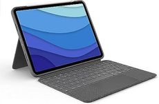 Logitech Combo Touch iPad Pro 11-inch (1st, 2nd, 3rd, 4th gen - 2018, 2020, 2021, 2022) Keyboard Case - Detachable Backlit Keyboard, Click-Anywhere Trackpad - Gray USA Layout (Renewed)