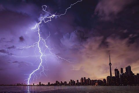 Image of a lightning strike used for representational purposes only. (Pexels)