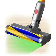 Vacuum Attachments with Dust Detect Green Light for Dyson V7 V8 V10 V11 V15 Cordless Cleaners, Hard Floor Soft Roller Brush Head Motorhead Replacement Accessories Parts