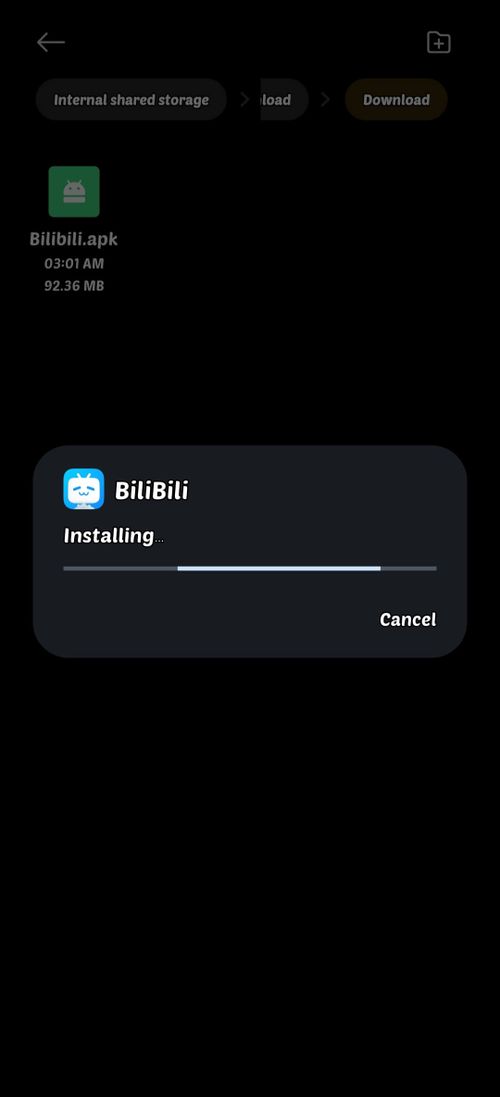 Begin Installation Process