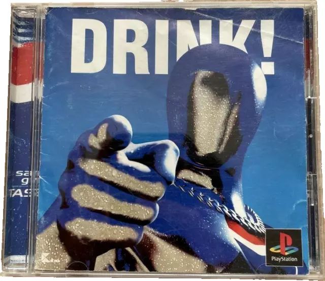 SONY PS1 PEPSI MAN PlayStation Pepsi Cola retro game software Rare Japanese ver