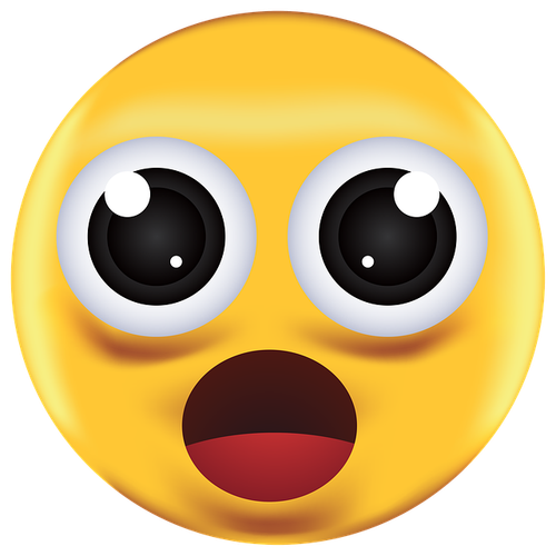 Free Shocked Emoji illustration and picture