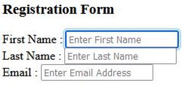 Placeholder Text in HTML forms | HTML5 Institute