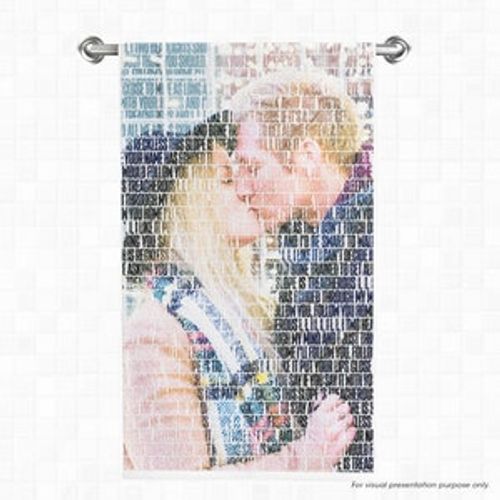 Custom Word Art Gift Ideas. Picture Made by Text. Printable Graphic Art Personalized Gift for Couple, Anniversary, Birthday image 10
