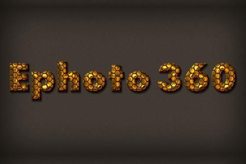 Gold text effect online