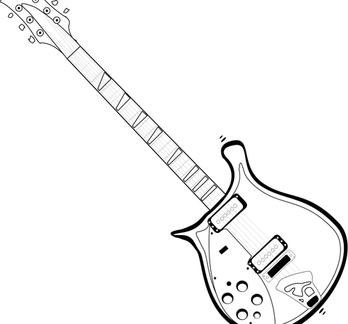 1159x1080 Electric Guitar Coloring Pages