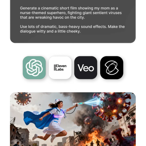 配音、字幕、素材和音乐完美结合