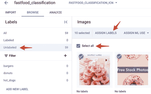 图 8.9 – 为图像添加标签