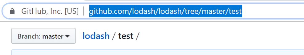 GitHub repository URL example