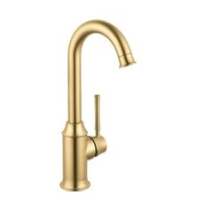 hansgrohe Talis C 14-inch Tall 1-Handle Bar Faucet in Brushed Gold Optic, 04217250