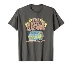 Scooby-Doo Vintage The Mystery Machine Groovy Floral Logo T-Shirt