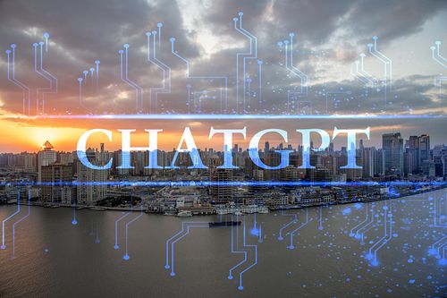 上海城市建筑风光CHATGPT人工智能图片下载