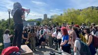 Seattle students walk out for pro-Palestinian rally