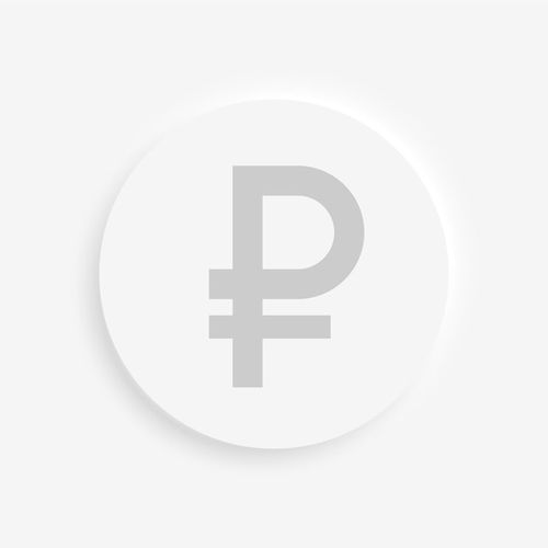 Free Vector ruble symbol in minimal style