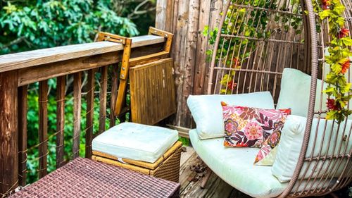 outdoor reading nook
