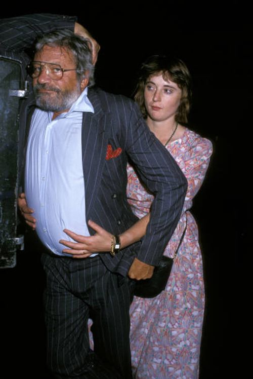 Oliver Reed and Josephine Reed during Oliver Reed at P.J. Clarke's - August 5, 1987 at P.J. Clarke's in New York City, New York, United States.