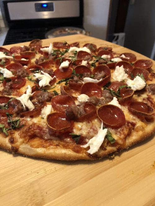 Cracker-Thin with Fennel Sausage