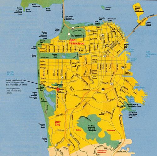 Large map of San Francisco 3