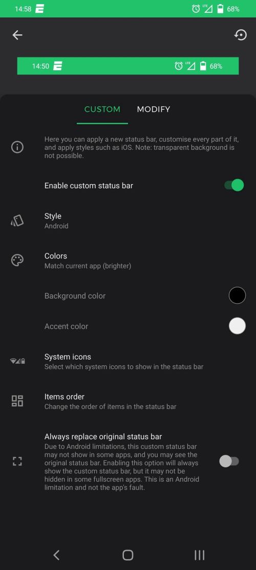 How to Completely Change the Status Bar on Any Android Without Rooting