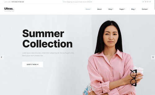Free Resposnive Multi-page eCommerce Website Template