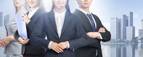 商务团队现代化智能协作概念图图片下载