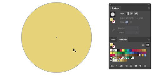 Create Stunning Metallic Gradients with Illustrator's Freeform Gradient Tool — Set up a Freeform Gradient