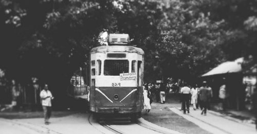 Every morning without fail, the first tram rolls out of the depot slightly before dawn, in Kolkata. Image Credit: Instagram