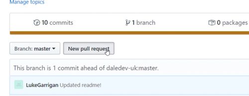 Make the pull request