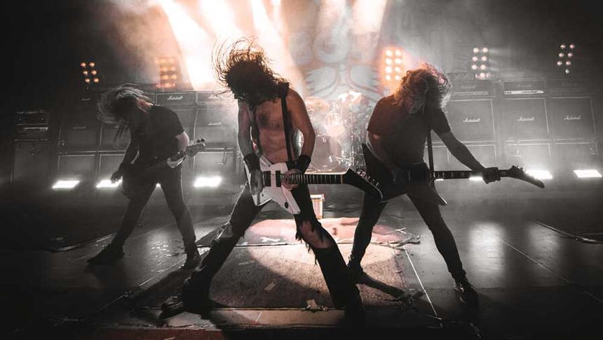Airbourne onstage