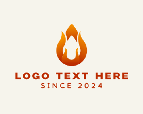Fire Safety Symbol logo design