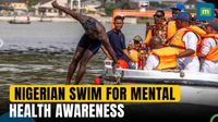 Nigerian takes to water to raise mental health awareness