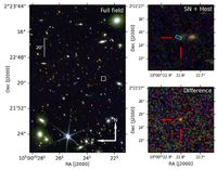 JWST reveals likely Type II supernova from when universe was only 2 billion years old - phys.org