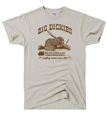 DIRTYRAGZ Men's Big Dickies Taxidermy T Shirt M Khaki