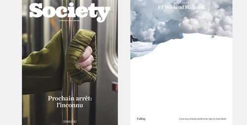Compelling print magazine covers