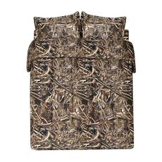 VISI-ONE Realtree Max-5 Camo Queen 3 Piece Comforter Set – All-Season Lightweight, Breathable Microfiber Bedding, Farmhouse Rustic Décor for Mancave, Cabin, Lodge, Camping, Outdoor & Modern Spaces