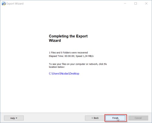 Linux Reader - Vous avez sauvegardé un fichier Linux sur Windows