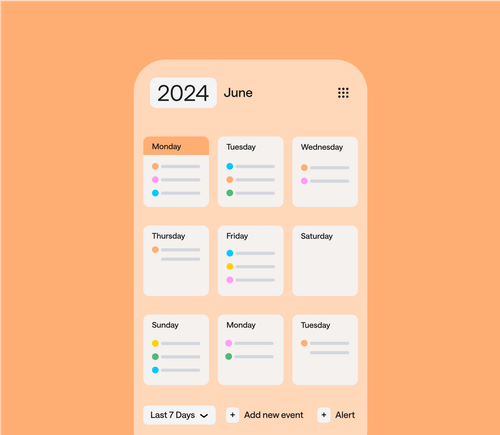 Image of June 2024 calendar for How to Plan a Content Calendar blog