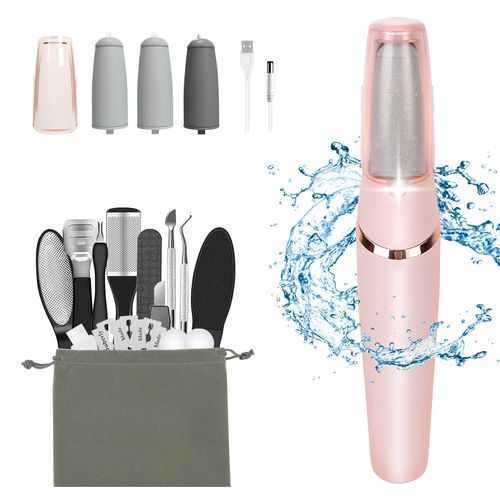 Electric Callus Removers for Feet,Rechargeable Electric Foot Callus Remover Pedicure Kits with16 in 1,Removes Dry Skin for Smoother Feet，Foot Care for Dead Skin Ideal Gift.